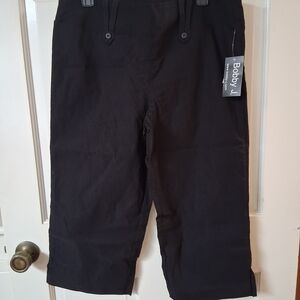 Bobby J Women's Black Capris